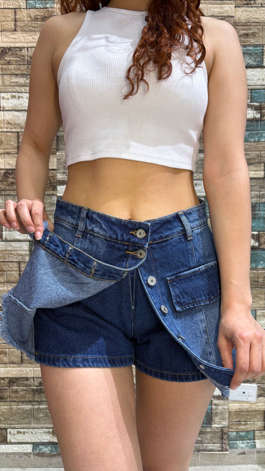 Falda Short - Tono Medio